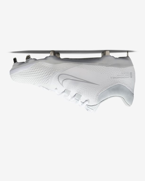 Nike Hyperdiamond 4 Pro White/Platinum/Grey | WUSVJ9547