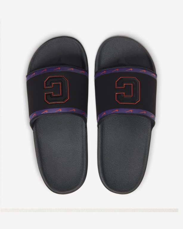 Nike Offcourt (Kentucky) Black/Purple/Orange/Dark Grey | MIPYJ9321