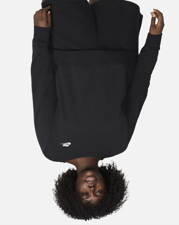 Nike Sportswear Club Fleece Black/White | QMCNH5812
