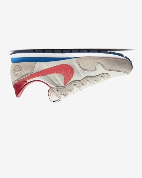 Nike Air Pegasus 83 Premium Blue/Light Beige/Light Red | PBZOX0531