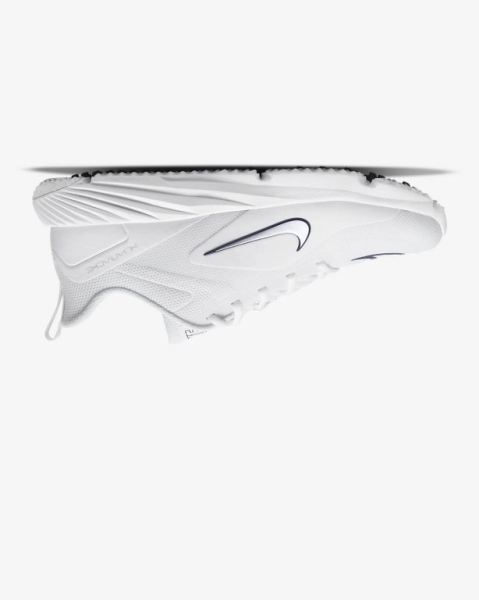 Nike Alpha Huarache 8 Pro Turf White/Navy/Metal Silver | LZIJR6453
