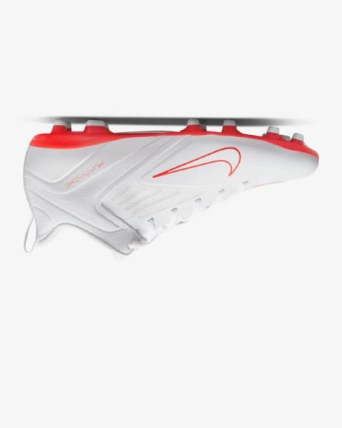 Nike Alpha Huarache 8 Varsity White/Light Red/Metal Silver/White | CDVBQ9072