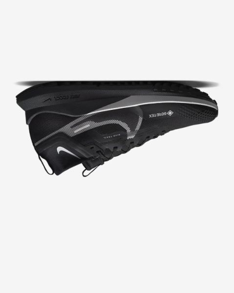 Nike React Pegasus Trail 4 GORE-TEX Black/Silver/Grey | SHTMO4627
